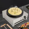 Crepe Maker 16-Inch Pancake Maker Baking Machine Round Crepes Griddle for Restaurants Dessert Stores Snack Bars, Non-stick Coati 2