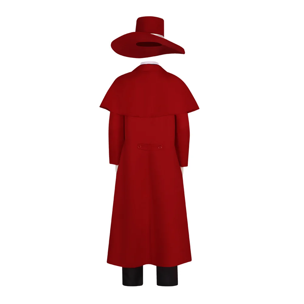 Anime Alucard Costume Cospaly uniforme da uomo per carnevale di Halloween - immagine 3