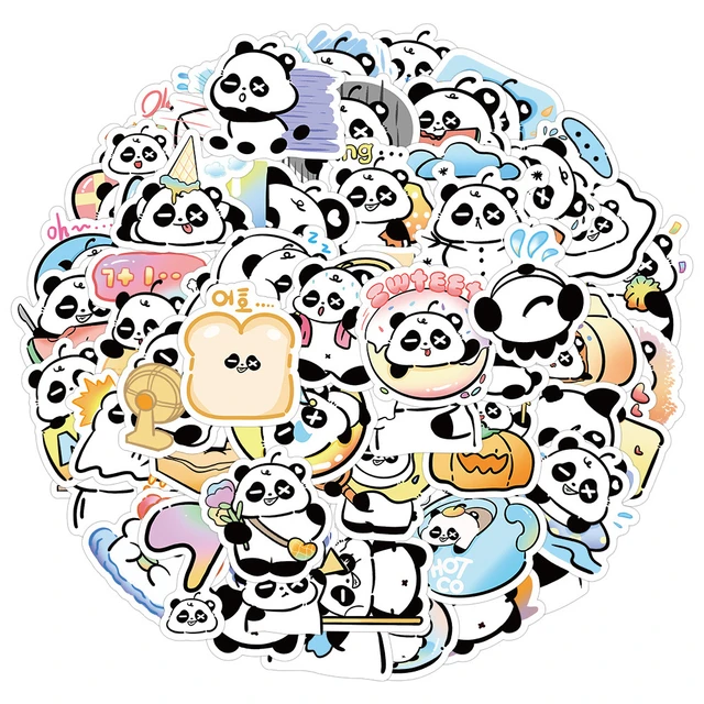 Panda png  Adesivos, Decoração