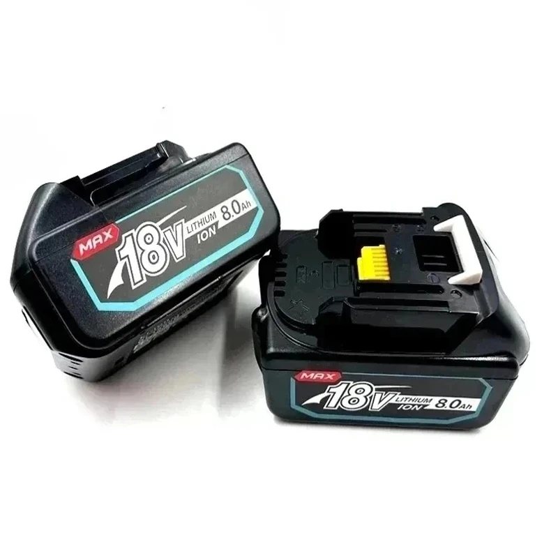 Makita 18V 8.0Ah Rechargeable Li-ion Battery For Makita Power Tool 18 v Batteries BL1840 BL1850 BL1830 BL1860B LXT 400 + Charger