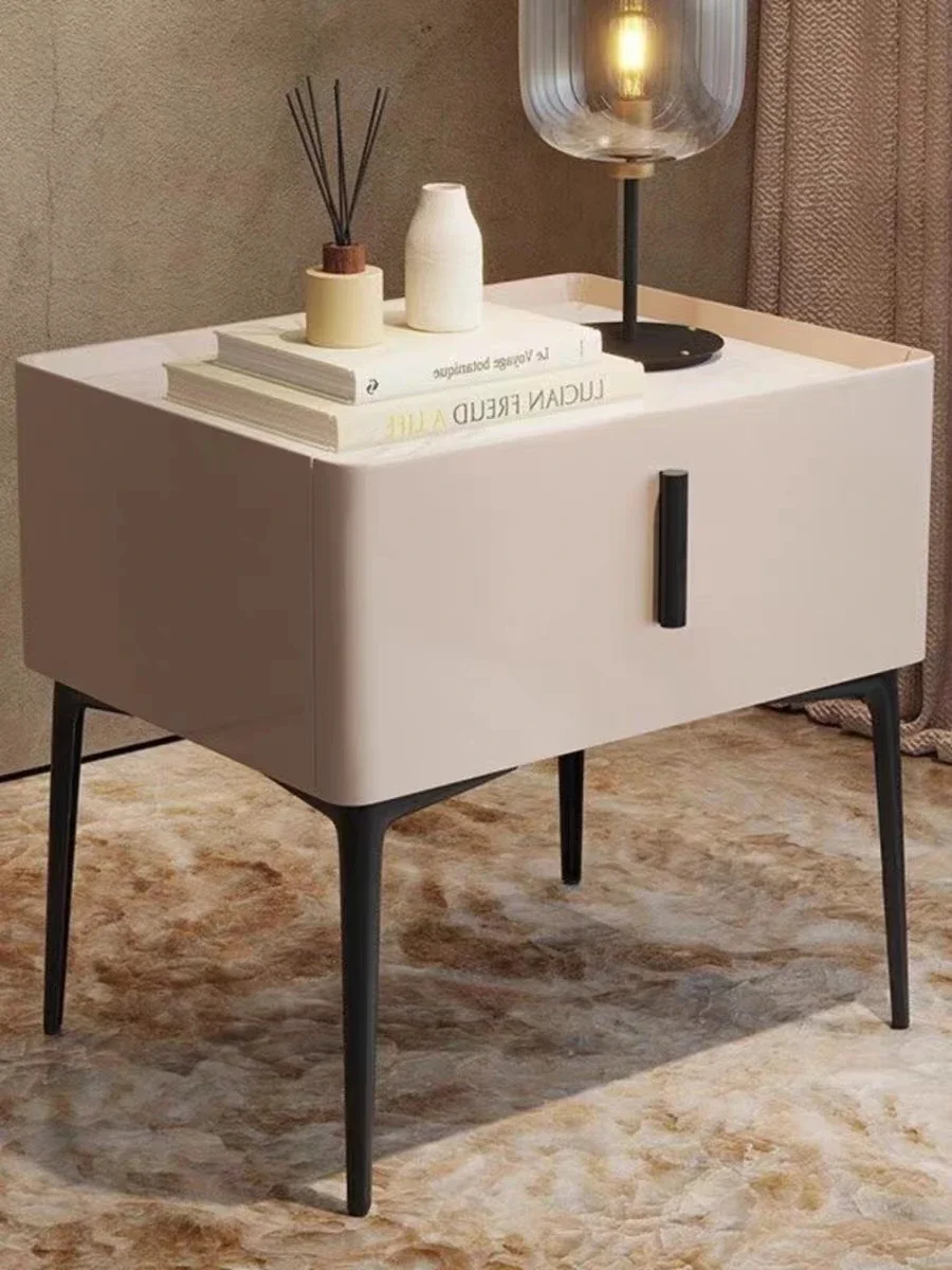 고품질 침대 옆 테이블, 모던 럭셔리 1 단 나무 서랍, 나이트 스탠드, 새로운 디자인 보관 캐비닛, 가정용 가구, 40cm  Best5