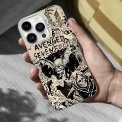 Avenged Sevenfold White Matte Shockproof Phone Case - iPhone 13 Pro Max (Z1)
