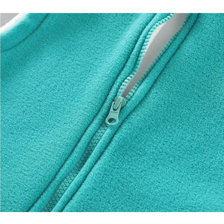 Girls Boys Polar fleece Vests Children's Sleeveless Double-layer Thermal Jacket Kids Waistcoat Boy's Autumn Winter Outerwear - 4