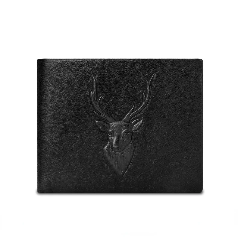 2022 New Men's wallet card holder Leather Wallet Money clip Coin small purses wallet men  purses 5