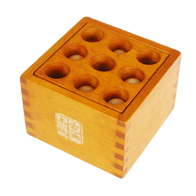 3D Wooden Puzzle Box Thirty-Six Stratagems Game IQ Brain Teasers Kids Adults Luban Lock Educational Intellectual Toys