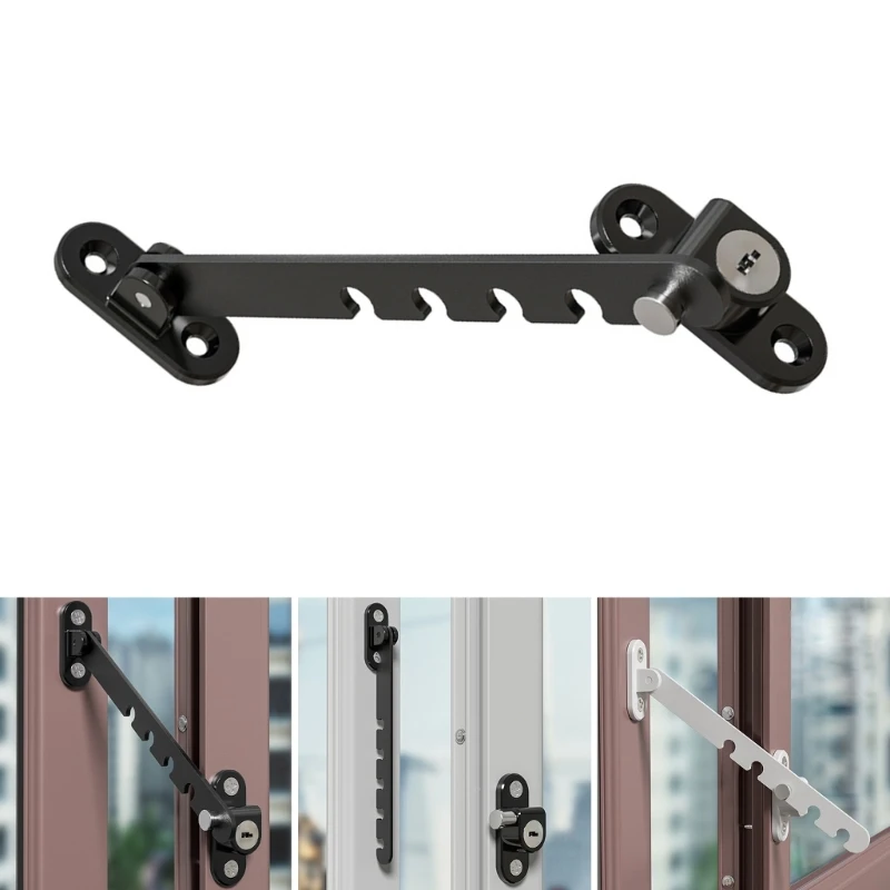 Carbon Steel Window Door Support Lock Childproof Lock Window Restrictor Ensure Child Safety Prevent Accidents