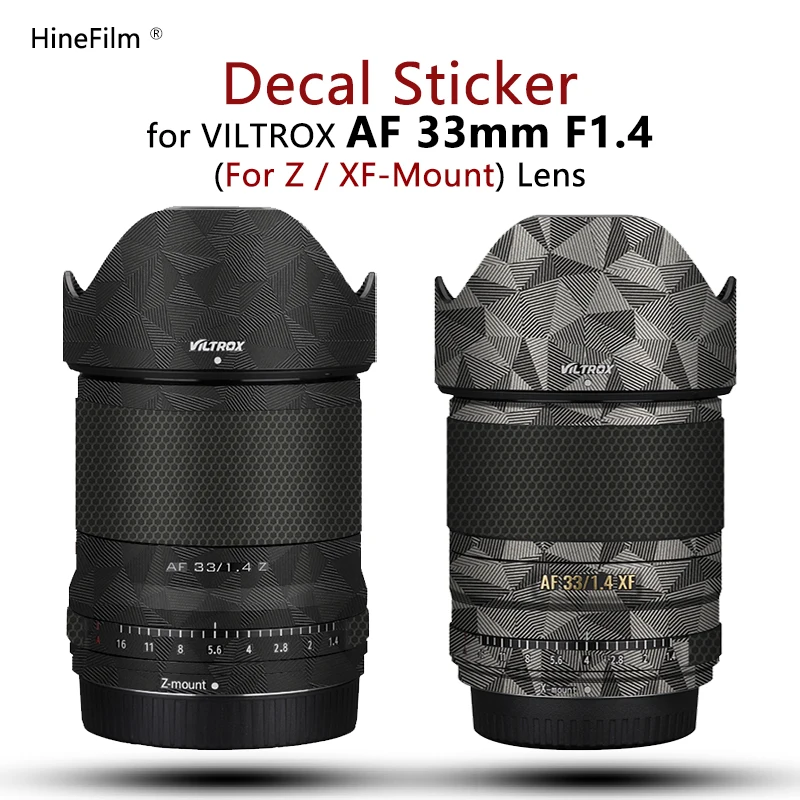 

Viltrox AF33F1.4 XF / Z Mount Lens Sticker 33 F1.4 Decal Skin For Viltrox 33mm F1.4 STM Lens Protector Coat Wrap Cover Case