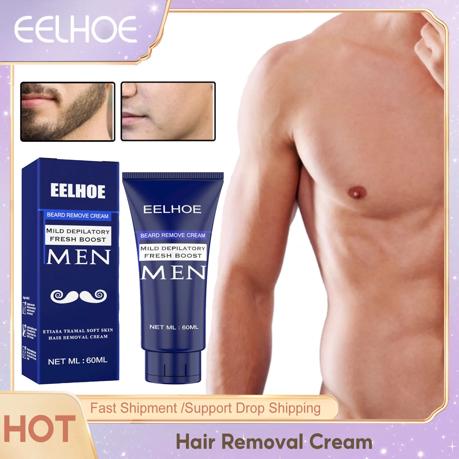 Крем для удаления волос у мужчин