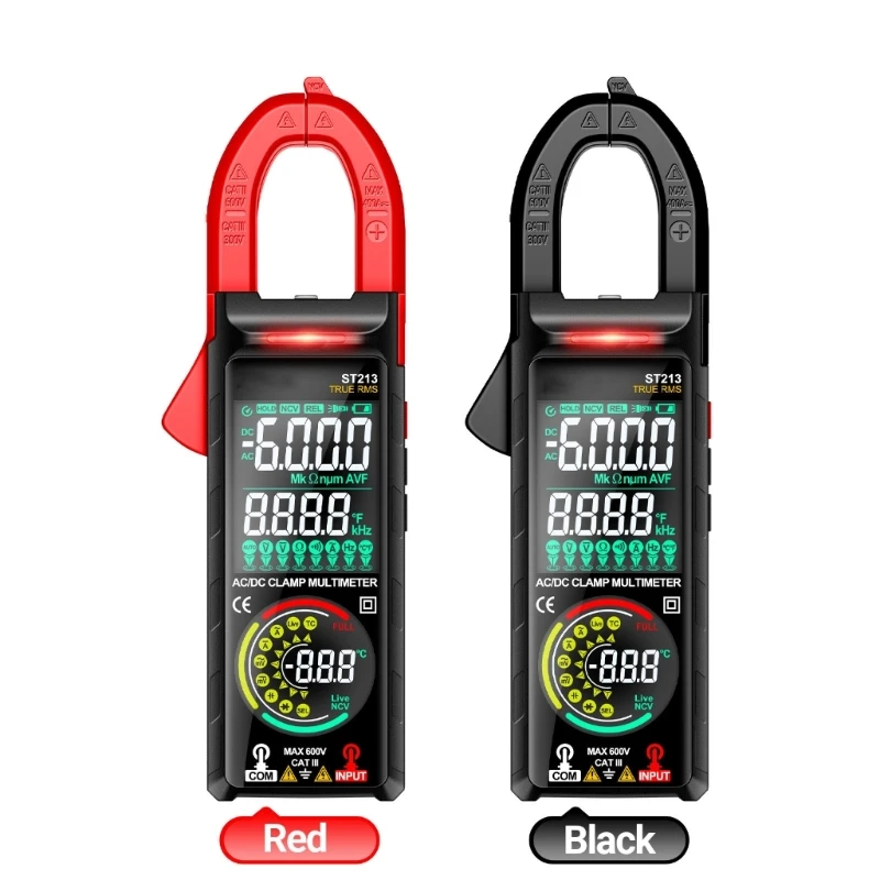 

50JC Мультиметр Тестер тока 6000 отсчетов Цифровые клещи MultIi Tester