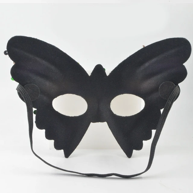 1pc Women's Black Butterfly Metal Masquerade Mask With Rhinestone, Suitable  For Various Festivals, Parties, Dance Performances, Cosplay.