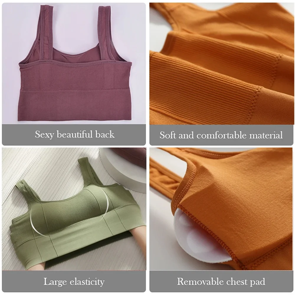 Women's No Steel Ring Gathered Sports Underwear Summer Breathable Inner and Outer Wear Vest Sports Top Woman Gym Sport Bra women lingerie bra