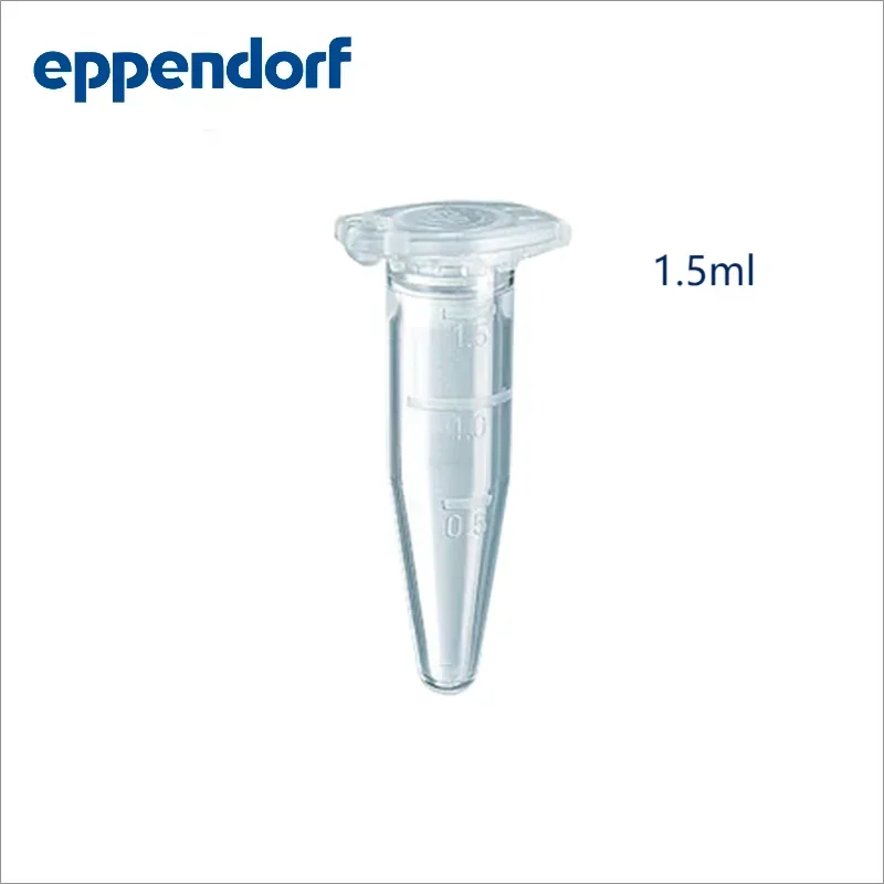 Eppendorf 250PCS Microcentrifuge Tube with Graduated DNA Low Adsorption Tubes 1.5ml/2.0ml PCR Clean Grade for Laboratory