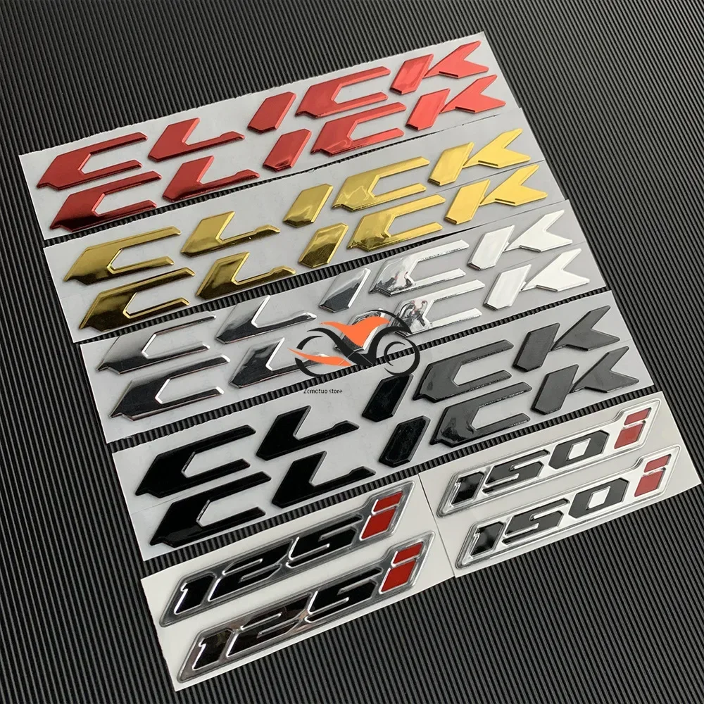 3D waterproof For CLICK 125 150i motorcycle refitting soft adhesive sticker decorative sticker body logo Decal high power online waterproof shiptype switch 20a hhigh box wiring current refitting installing outdoor accessories r2w5