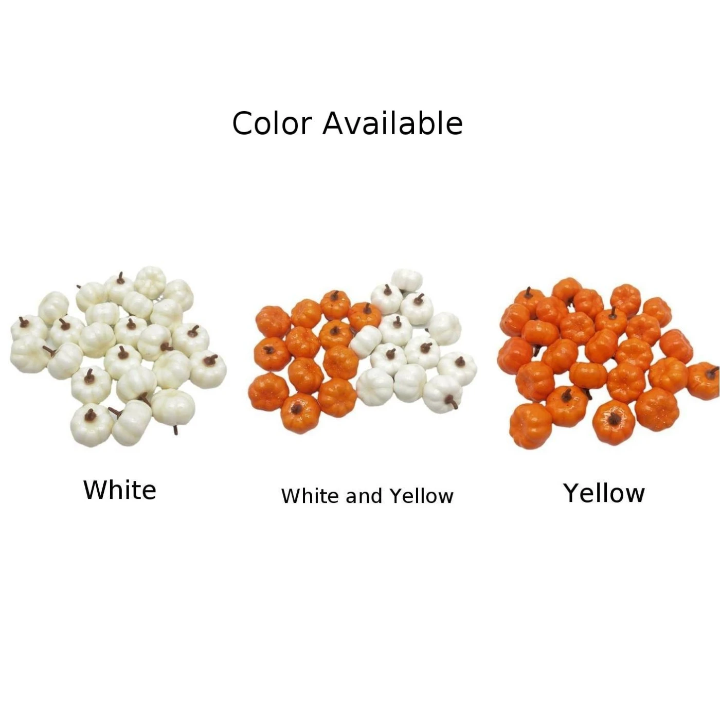 Mini Artificial Halloween Pumpkin Decor Simulation Vegetable Farmhouse Harvest Home Party Decorations 12/24/48pcs artificial pumpkin decoration