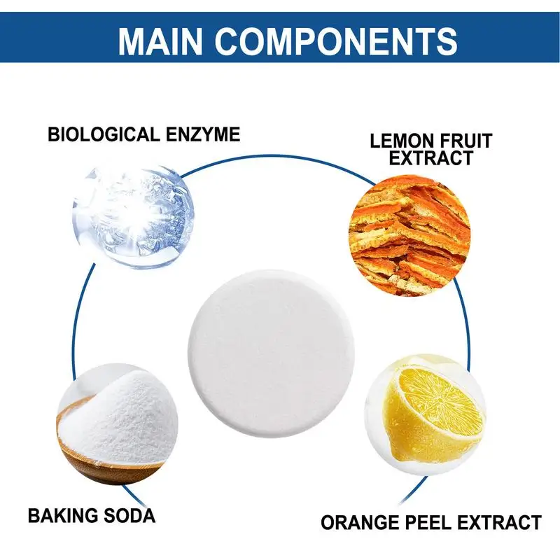 Stove Cleaner Oil Cleaning Tablets 10pcs Heavy Oil Cleaning Tablets All Purpose Cleaner Kitchen Degreaser for Stoves