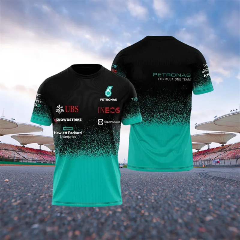 Men T Shirts 3D Extreme Sports Racing Team Racing Suit T-shirt Men's and Women's Quick Drying Short Sleeves T-Shirt
