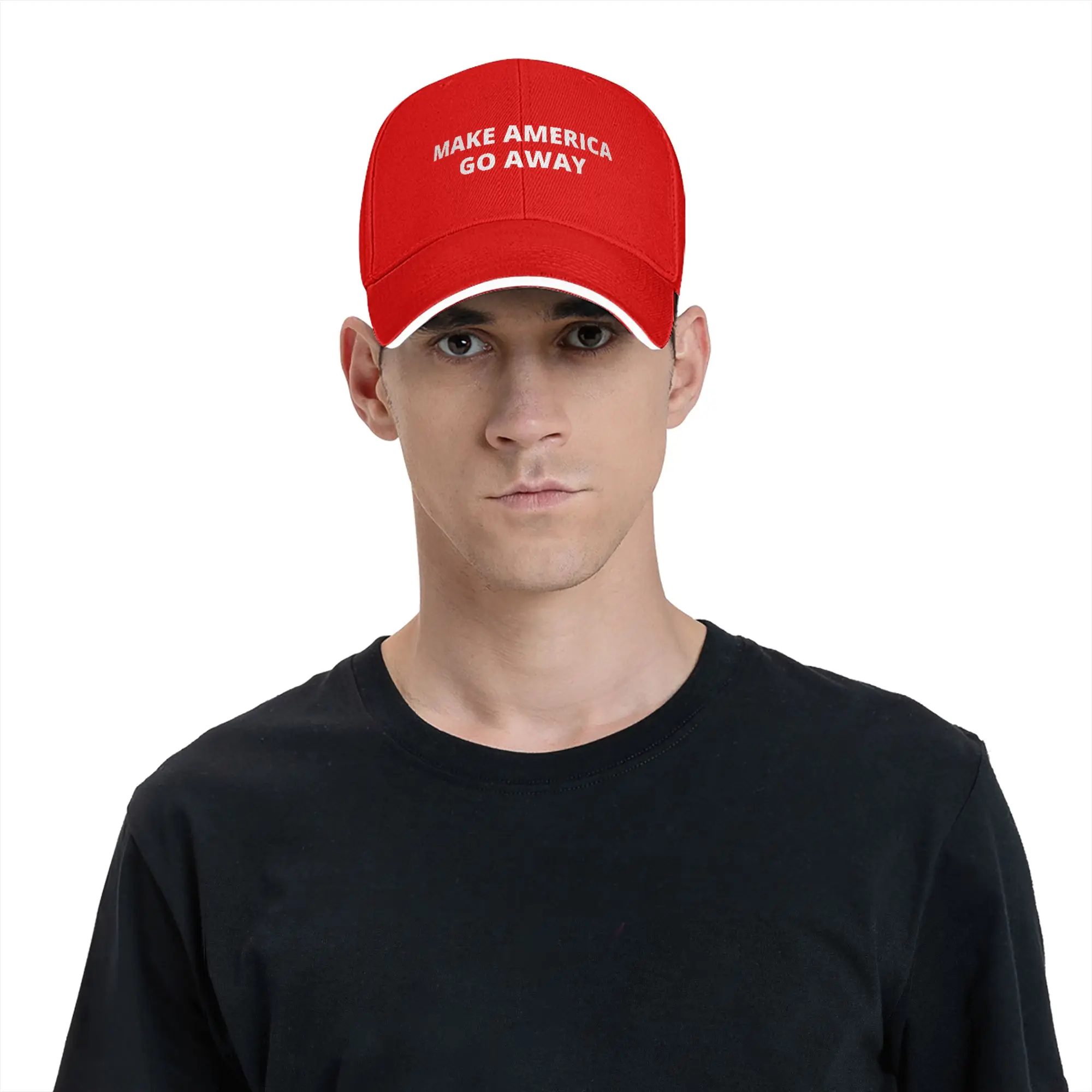 Patriotic Summer Sunscreen Adjustable Baseball Cap - Casual Outdoor Hat