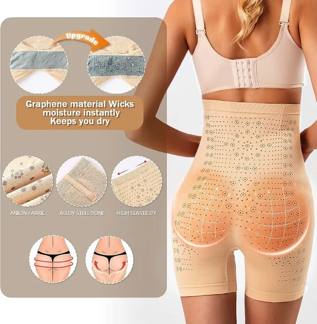 Women Shapewear Shorts Tummy Control Underwear Unique Fiber