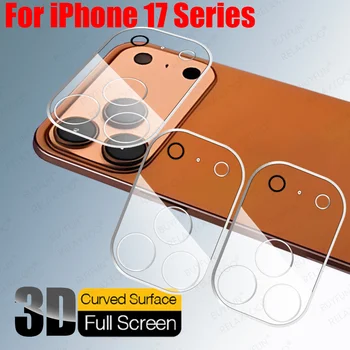 3 pezzi per iPhone 17 Pro Max copertura protettiva per fotocamera iPhone17Pro 17Pro iPhone17 Air 17ProMax 17Air HD 9H custodia in vetro temperato per obiettivo