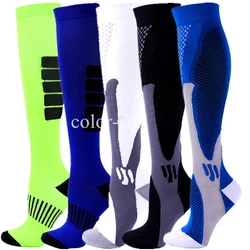 Compression Socks Football Sports Socks Men Women Medical Varicose Veins Blood Circulation Gym Outdoor Marathon Rugby Cycling