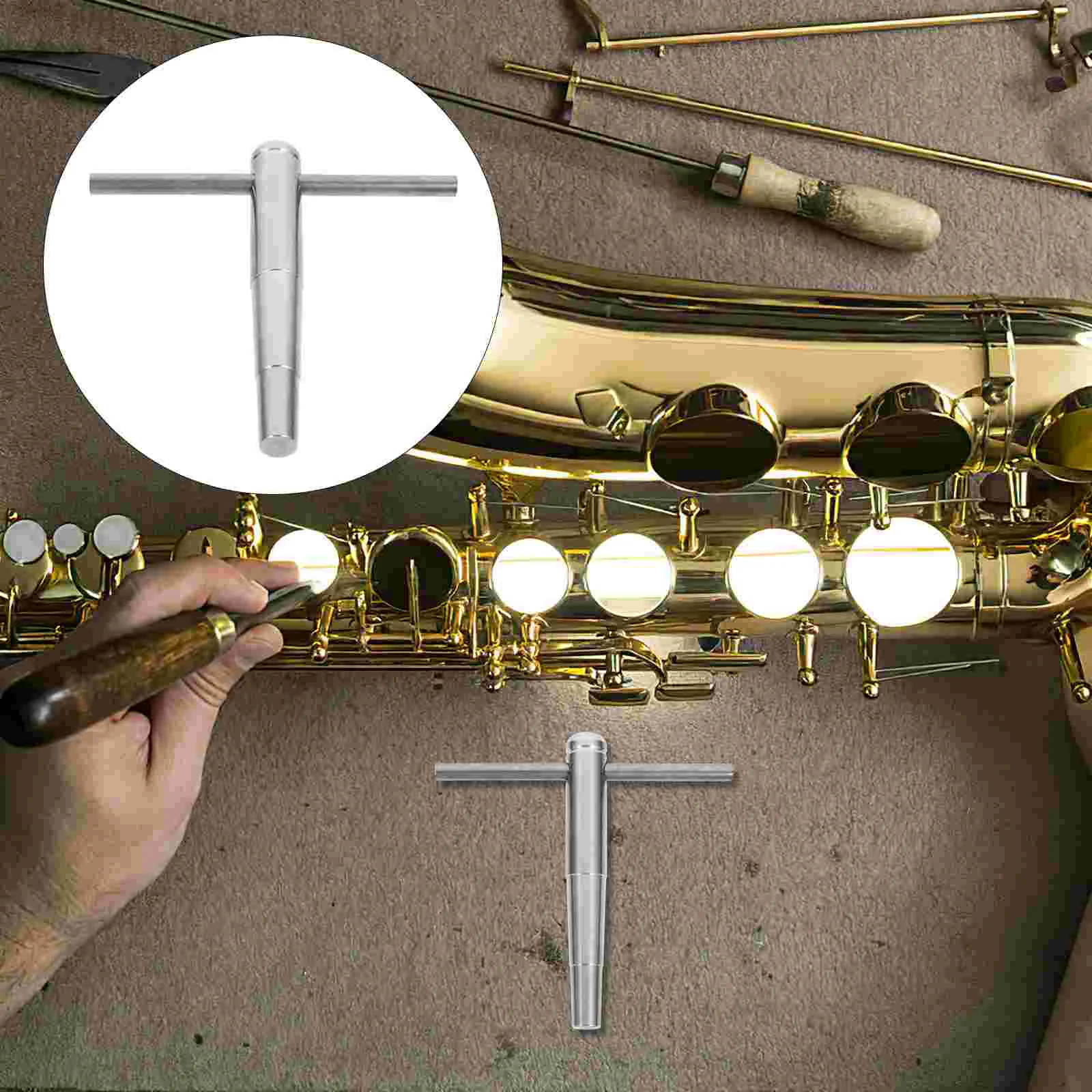 

Trumpet Mouthpiece Truing Tool Professional Trumpet Wind Instrument Repair Tool Truing Tool Accessory Metal Repairer