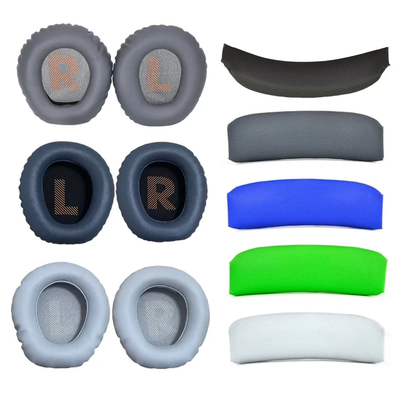 

Replacement Soft Memory Foam Sponge Earpads Cushion Headband Head beam for JBL Quantum 100 Q100 Headphone Ear Pads Headbeam