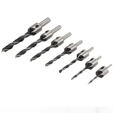 

Three-Point Woodworking Countersunk Head High Speed Steel Three-Point Positioning Guide Drill Reamer Drill Bit Chamferer