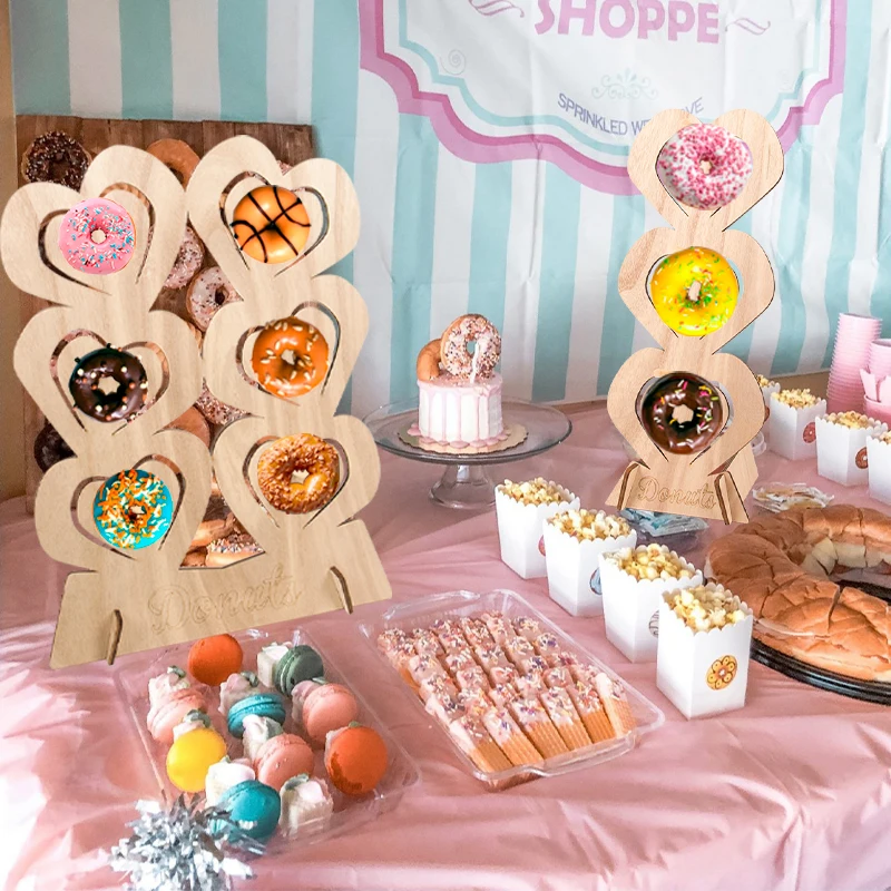 Donut Doughnut Wall Stand Party Sweets Candy Cart Wedding Favour Birthday  Decor