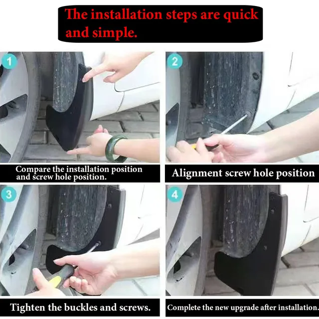 New upgrade Front Rear For Xpeng G6 2023 Mudguards Fenders Mud guard Splash Guards Accessories Car-styling 4pcs 2