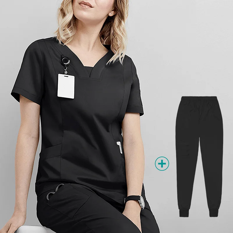 Nurse and Surgeons Isolation Clothing Overalls Nurse Uniform Short-sleeved Hand Washing Clothes Women Skin Management Overalls Nurse Uniform Suits