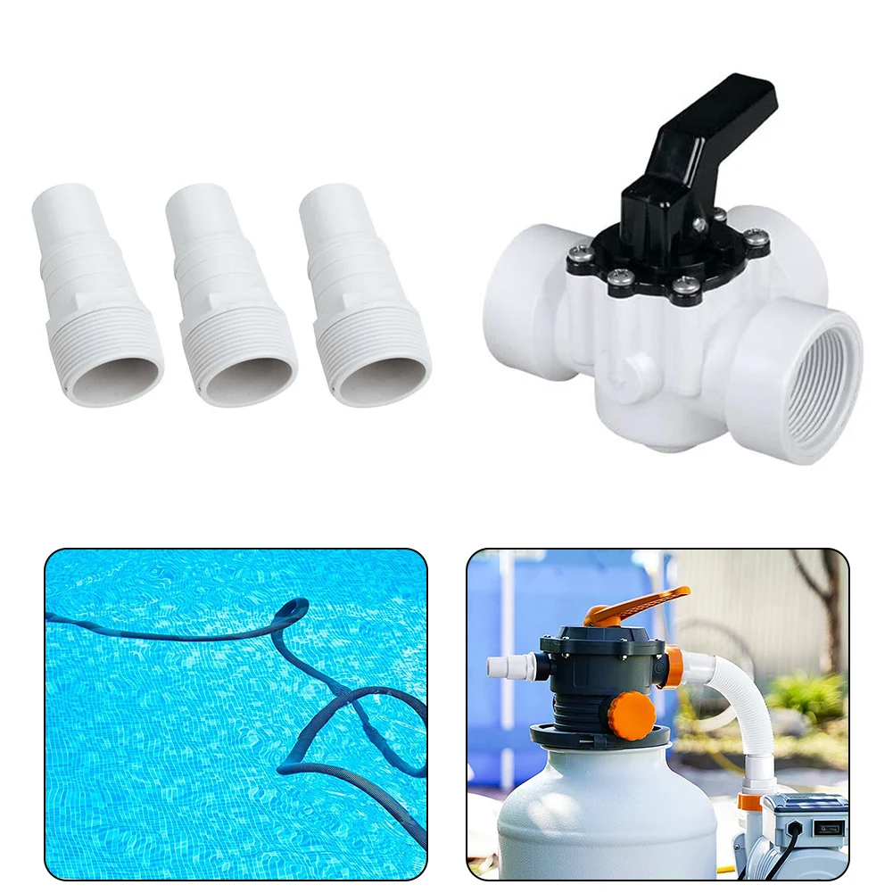 Three Way Valve Pool Swimming Pool Pump Connection Hose Fitting 4715 For Zodiac For 32mm And 38mm Hoses Connection Adapter pool pump replacement hose pool hose coupling