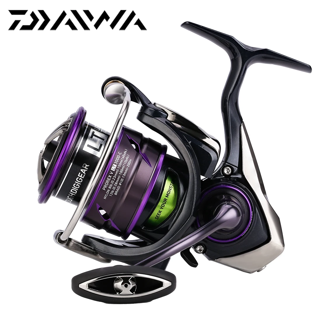 DAIWA PROREX V LT 2500-XH 3000-C 4000-C Spinning Fishing Reel ATD Air  Aluminum Spool Handle Air Rotor Saltwater Fishing Tackle