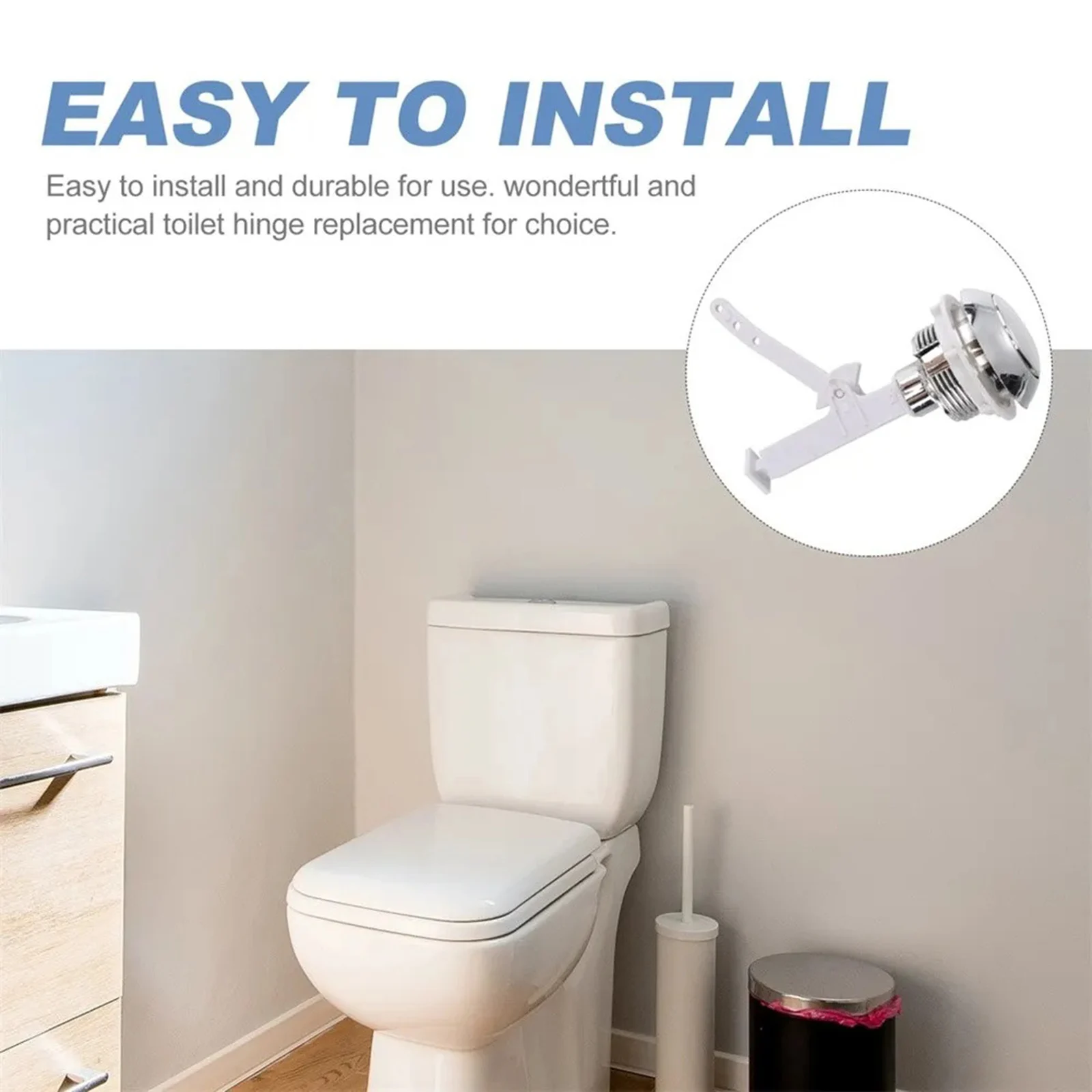 Toilet Tank Flushs Button Toilet Cistern Flush Flush Kit Water Flushs Household Fittings Button Replacement