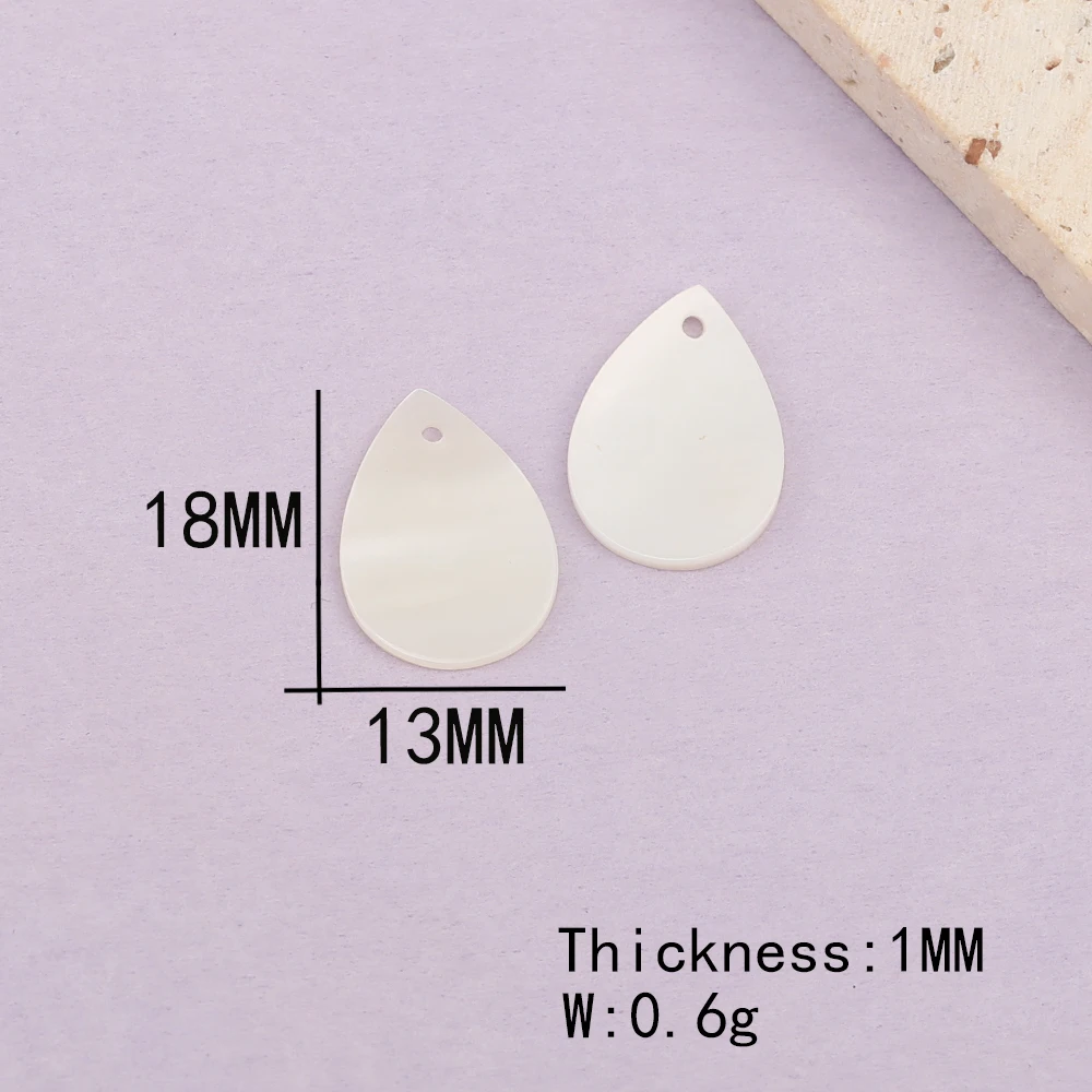 Cordial Design DIY Making/Jewelry Findings & Components/Natural Shell/Drop Shape/Charms/Hand Made/Pendant/Jewelry Accessories - cordial