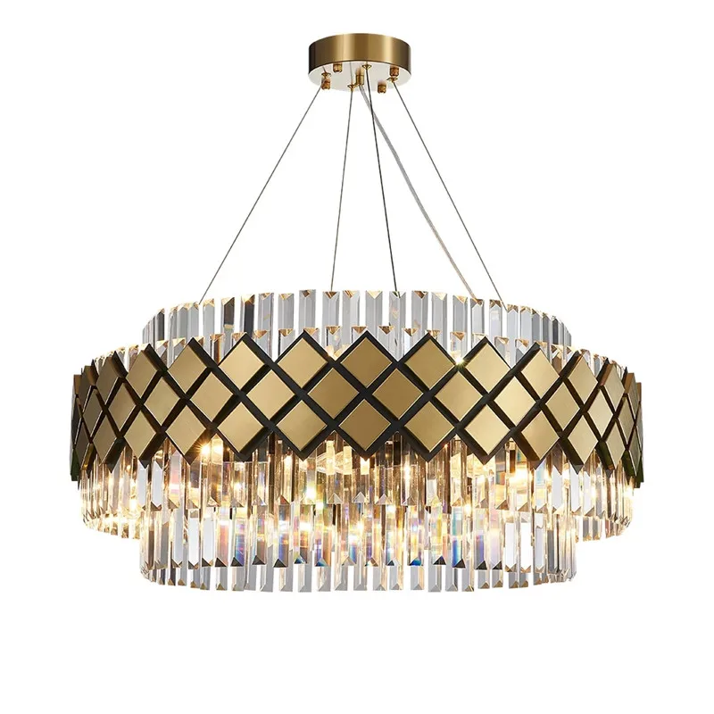 

New Creative Crystal LED Chandelier Designer Hanging lamp Lustre Lampen For Dinning Room Hotel Lobby Deco Luminaire Lights