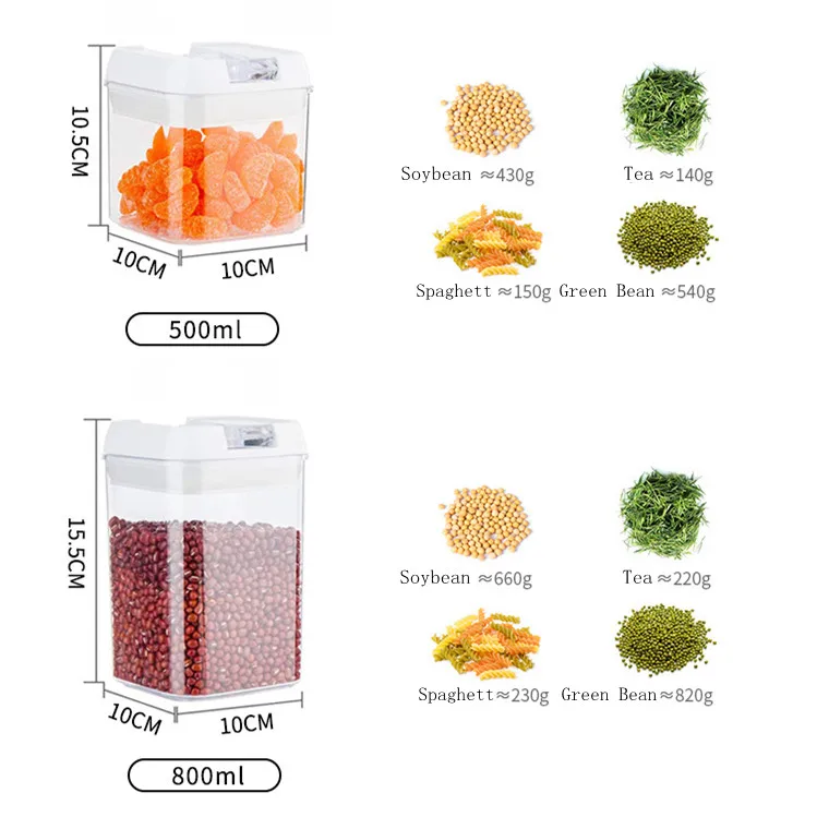 Boîte de Rangement Hermétique en Plastique