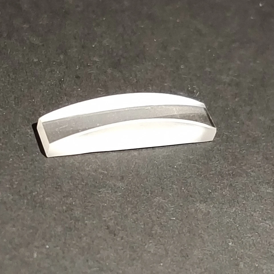 평면 볼록 원통형 렌즈, 초점 거리 50mm, 중심 두께 6mm 재료, K9 광학 유리 콘덴서 렌즈, 26x6mm, 26x3mm