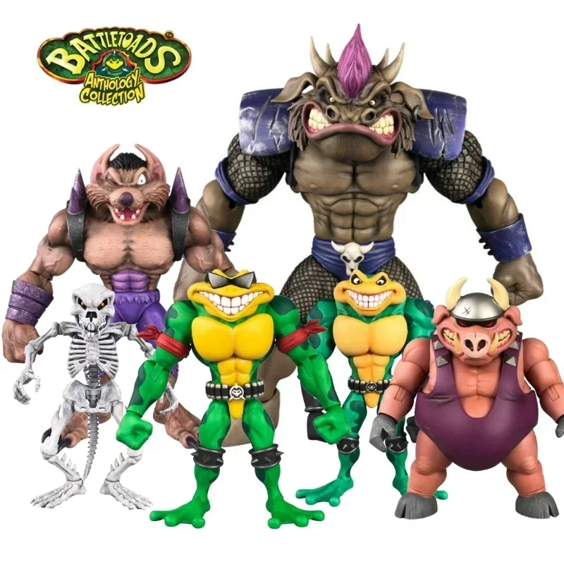 Megalopolis Premium Dna Battletoads Wave 1 Action Figure Collection Modello Statua Giocattoli Regali 6 Pollici