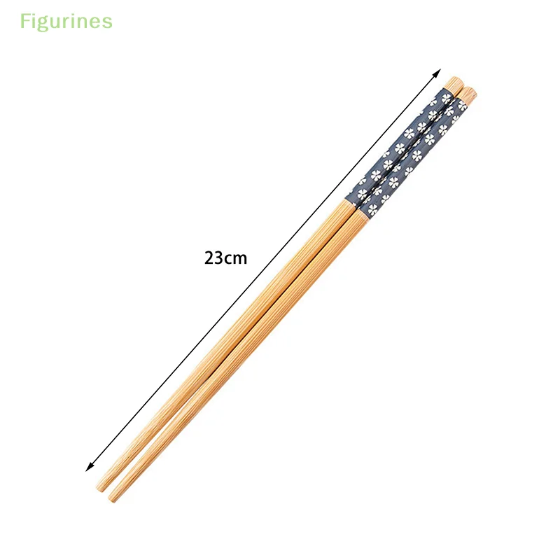 Eco-Friendly Reusable Natural Bamboo Chopsticks Set - Elegant Tableware