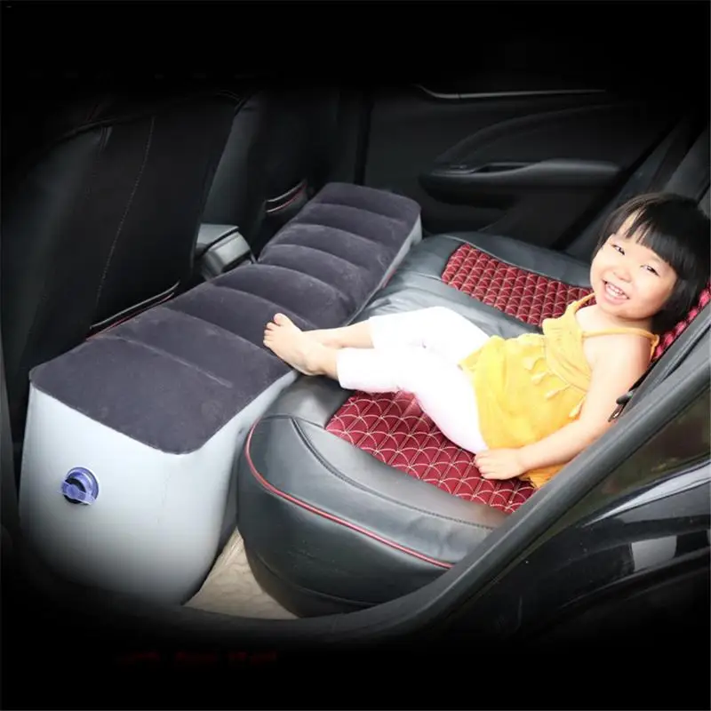 Car Travel Bed Air Inflatable Travel Mattress Bed Universal For Back Seat Gap Pad Air Cushion Sofa Pillow Outdoor Cushion