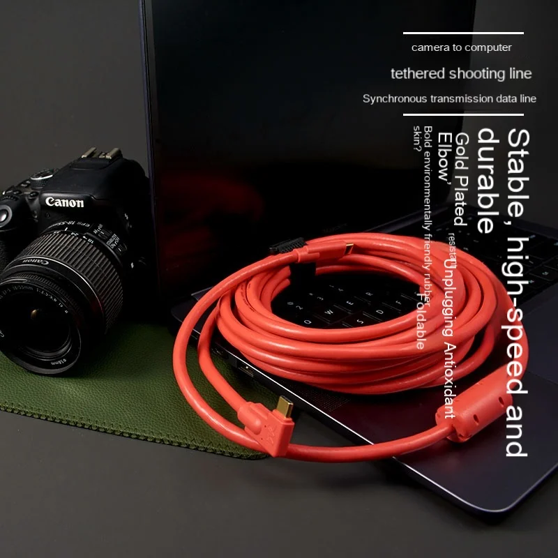 USB C Type-c to Type-c Camera Cable 3m 5m 8m for Cannon EOS R RP SONY A7m3 R3 A7R4 Tethered Shooting line Camera to Computer usb programming cable