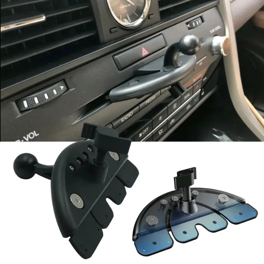 

1pc Universal Car Auto Mount GPS Brackets Car CD Slot Mobile Phone Holder Accessories Auto 17mm Ball Head Base Accessories