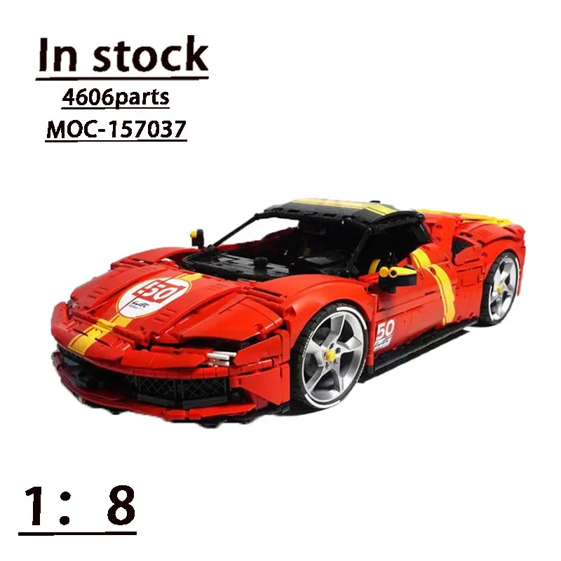 

MOC-157037NewSF90Super1:8 Sports Car Assembly Splicing Building Block Model4606Building Block Parts Children's Birthday Toy Gift