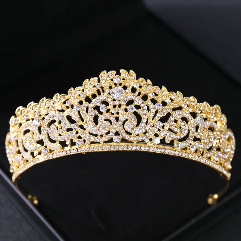 Bridal Tiaras And Crowns Rhinestone Prom Diadem Headband Bridal Wedding hair accessory jewelry accessories hair headdress bridal headwear hair band crown