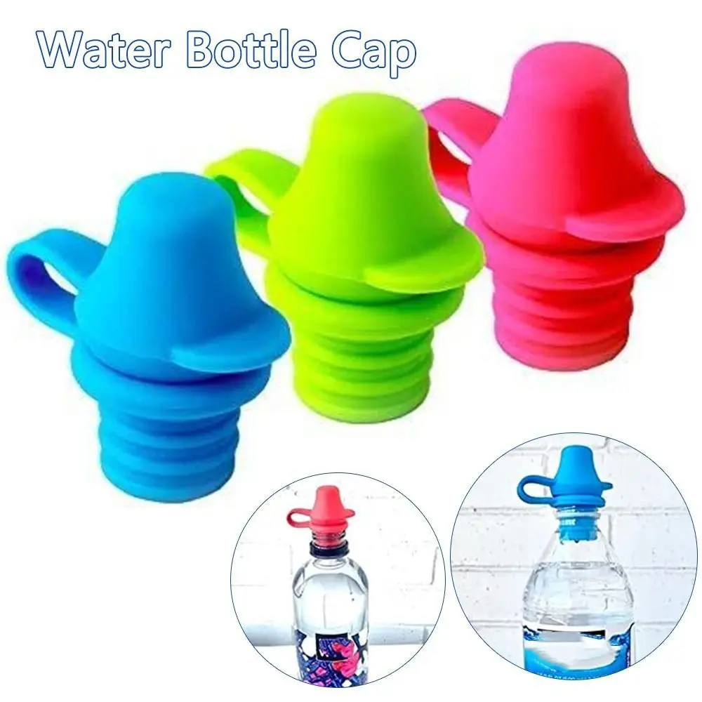 Baby Water Bottle Cap Silicone Cover Top Spout Adapter Anti-Spill Lid Replacement for Kids Adults