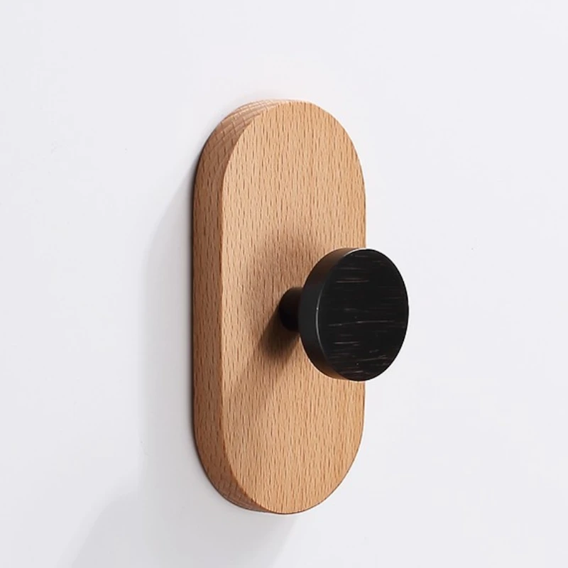 Wood Black Walnut Hook Modern Minimalist Coat Hook Closet Hanger Towel Hook  Wall Organizer Hook Decorative For Home Kitchen - AliExpress