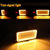 Gtinthebox 2 قطعة العنبر الديناميكي LED المصد الأمامي بدوره إشارة أضواء ث/الأبيض DRL/القيادة أضواء لشاحنة شيفروليه جي إم سي بيك اب