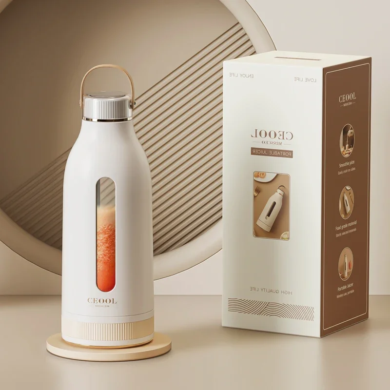 400ML Portable Multifunction Juicer USB Fast Rechargeable Mixer Fresh Fruit Grinder Electric Blender Cup Shakes Smoothie_voghion.com