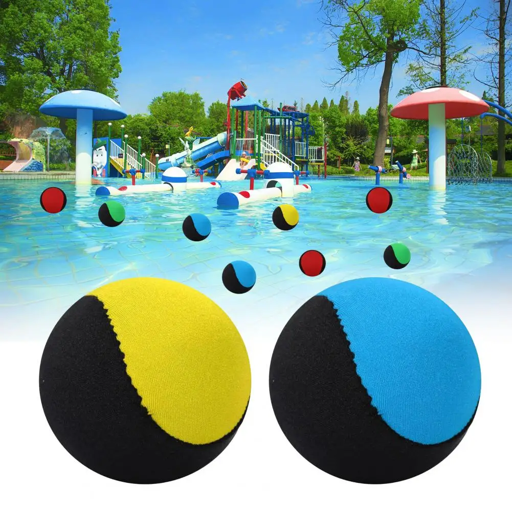 Bouncing Water Toy Ball Swimming Floating Lightweight 5/6cm Outdoor Bouncing Ball Water Toy TPR Beach Ball Pools Water