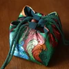 Small Cloth Teapot Storage Bags Color Printed Fabric Tea Cup Bag Teapot Travel Bag Teacup Organizer Chinese Style 2